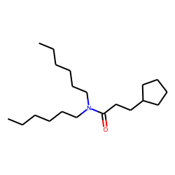 Propanamide, N,N-dihexyl-3-cyclopentyl-