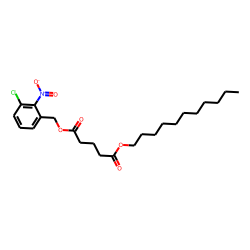 Glutaric acid, 2-nitro-3-chlorobenzyl undecyl ester