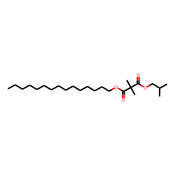 Dimethylmalonic acid, isobutyl pentadecyl ester