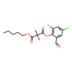Dimethylmalonic acid, 2,4-dichloro-6-formylphenyl pentyl ester