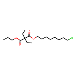 Diethylmalonic acid, 8-chlorooctyl propyl ester