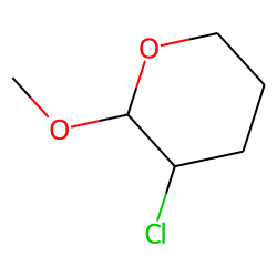 3-chloro-2-Methoxy-tetrahydro-pyran