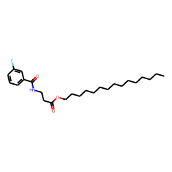 «beta»-Alanine, N-(3-fluorobenzoyl)-, pentadecyl ester