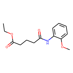 Glutaric acid, monoamide, N-(2-methoxyphenyl)-, ethyl ester