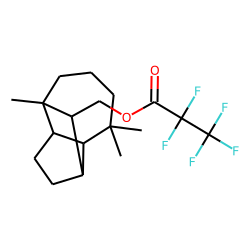 (-)-Isolongifolol, pentafluoropropionate