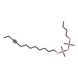 Silane, dimethyldimethyl((dodec-9-ynyloxy)silyloxy)butoxy-