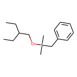 2-Ethyl-1-butanol, benzyldimethylsilyl ether