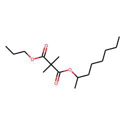 Dimethylmalonic acid, 2-octyl propyl ester