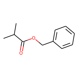 Propanoic acid, 2-methyl-, phenylmethyl ester