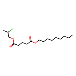 Glutaric acid, 2-chloropropyl nonyl ester