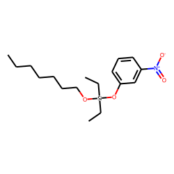 Silane, diethylheptyloxy(3-nitrophenoxy)-