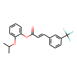 3-Trifluoromethylcinnamic acid, 2-isopropoxyphenyl ester