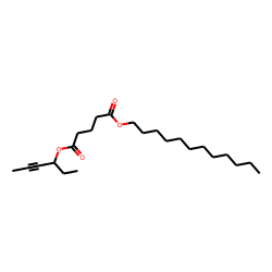 Glutaric acid, dodecyl hex-4-yn-3-yl ester