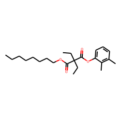 Diethylmalonic acid, 2,3-dimethylphenyl octyl ester