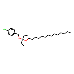 Silane, diethyl(4-chlorobenzyloxy)tetradecyloxy-