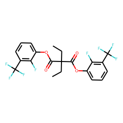 Diethylmalonic acid, di(2-fluoro-3-trifluoromethylphenyl) ester