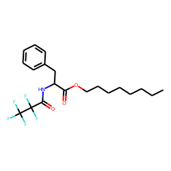 l-Phenylalanine, n-pentafluoropropionyl-, octyl ester