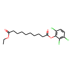 Sebacic acid, ethyl 2,3,6-trichlorophenyl ester