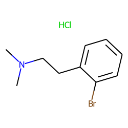 Phenethylamine, o-bromo-n,n-dimethyl-, hydrochloride