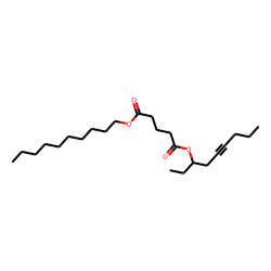 Glutaric acid, decyl non-5-yn-3-yl ester