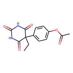 5-Ethyl-5-(4-acetoxyphenyl)-hexahydropyrimidin-2,4,6-trione
