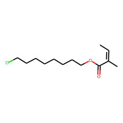8-Chlorooctyl (E)-2-methylbut-2-enoate
