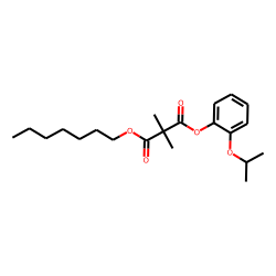 Dimethylmalonic acid, heptyl 2-isopropoxyphenyl ester