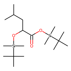 Pentanoic acid, 2-[(tert-butyldimethylsilyl)oxy]-4-methyl-, tert-butyldimethylsilyl ester