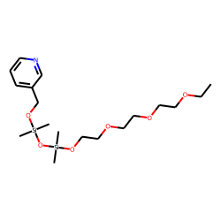 3-(3,3,5,5-Tetramethyl-2,4,6,9,12,15-hexaoxa-3,5-disilaheptadec-1-yl)pyridine