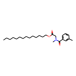 Sarcosine, N-(3-methylbenzoyl)-, tetradecyl ester