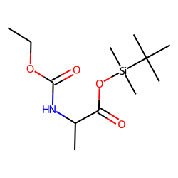 Alanine, ethoxycarbonylated, TBDMS