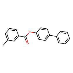 Benzoic acid, 3-methyl-, 4-biphenyl ester