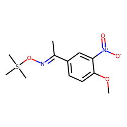 (E)-N-Trimethylsilyloxy-1-(4-methoxy-3-nitrophenyl)ethanimine