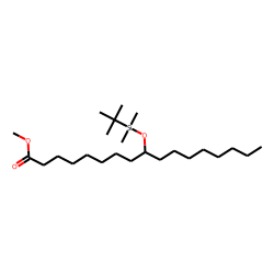 9-Hydroxy-heptadecanoic acid, methyl ester, tBDMS ether