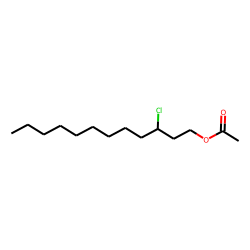 1-Dodecanol, 3-chloro, acetate