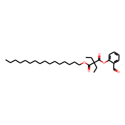 Diethylmalonic acid, 2-formylphenyl hexadecyl ester