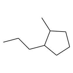 Cyclopentane, 1-methyl-2-propyl-