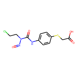 Acetic acid, [p-[3-(2-chloroethyl)-3-nitrosoureido]phenylthio]-