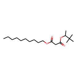 Malonic acid, decyl 3,3-dimethylbut-2-yl ester