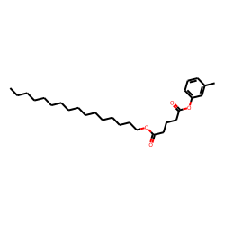 Glutaric acid, hexadecyl 3-methylphenyl ester