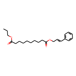 Sebacic acid, 3-phenylallyl propyl ester