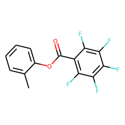 2-Methylphenol, pentafluorobenzoyl ester