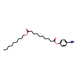 Sebacic acid, 4-cyanophenyl nonyl ester