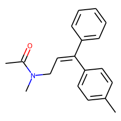 Tolpropamine M (norhydroxyalkyl, -H2O), acetylated