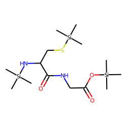 Cys-Gly, N,S-bis(trimethylsilyl)-, trimethylsilyl ester