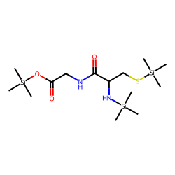 Cys-gly, n,s-bis(trimethylsilyl)-, trimethylsilyl ester