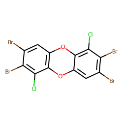 Dibenzodioxin, 2,3,7,8-tetrabromo-, 1,6-dichloro-