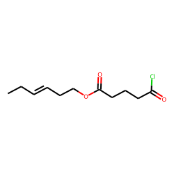 Glutaric acid, monochloride, trans-hex-3-enyl ester