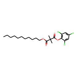 Dimethylmalonic acid, 2,4,6-trichlorophenyl undecyl ester