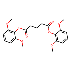 Glutaric acid, di(2,6-dimethoxyphenyl) ester
